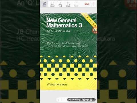 New General Mathematics book 3 by Coach Theo