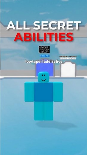 All Secret Ability Locations.. #abilitywars #roblox