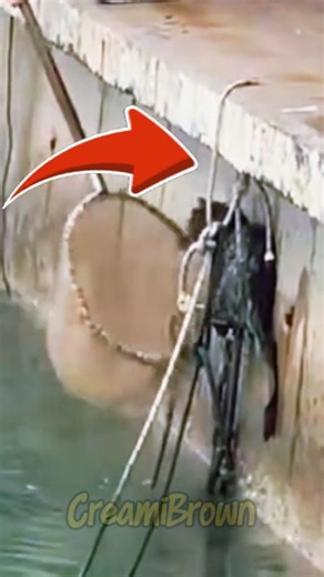 Terrified Cat Falls Into River What Happens Next Will Melt Your Heart 🥺 #catrescue #animalrescue