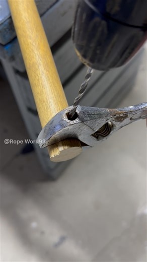 🔧 This Simple Wrench Trick Makes Round Drilling Safer!
