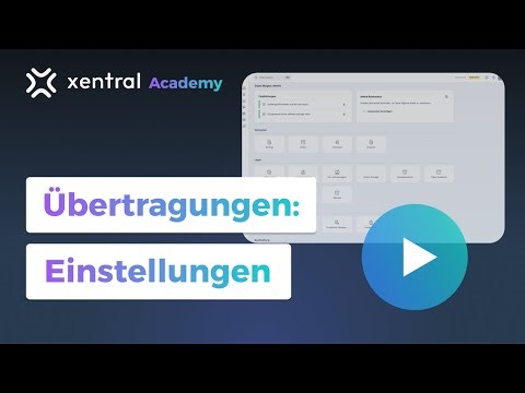 Xentral Übertragungen (CSV/XML/EDI/PDF) | Einstellungen