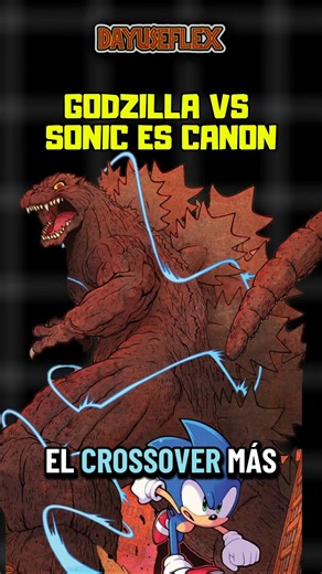 GODZILLA y SONIC tendrán un Crossover #godzilla #sonic #shorts