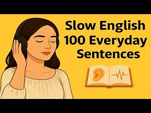 100 Daily English Sentences in Slow English | Speak Naturally & Improve Your Everyday Conversation