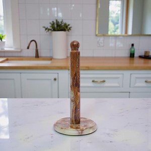 Handmade Paper Towel Holder for Countertop | Kitchen Tissue Roll Stand - Etsy