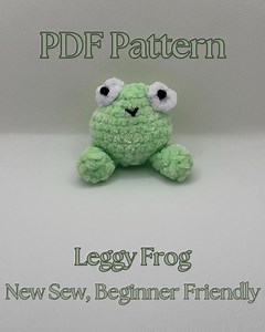 Leggy Frog Amigurumi Crochet Pattern - Cute & Beginner-friendly - Etsy Canada