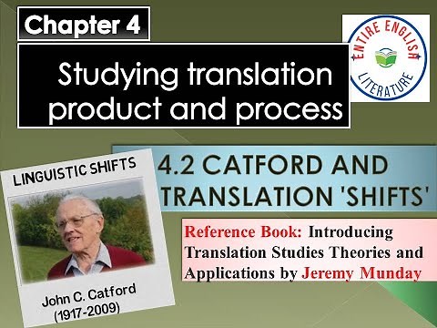 Catford Translation Shift || Translation Studies || Jeremy Munday