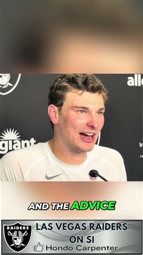 Las Vegas Raiders QB Fernando Mendoza Maxx Crosby's Wisdom