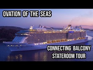 Connecting Balcony Staterooms Full Tour | Ovation Of The Seas | Royal Caribbean Cruise Line
