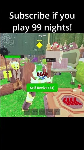 Funneh gets attacked while building her base in 99 Nights 😱 #itsfunneh #krew #roblox #99nights