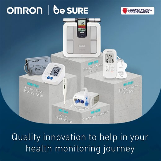 Congratulations on your anniversary Josmef Medical Corporation! 🎉 OMRON Healthcare is proud to celebrate this milestone together, bringing reliable and trusted devices that support healthier lives every day. 💙 Visit Josmef Medical Corporation and enjoy exclusive offers! 🎁 #BeSureWithOmron #JOSMEF | Omron Healthcare