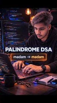 🔥 Check if a String is Palindrome in Python | Easy DSA Tutorial 🚀