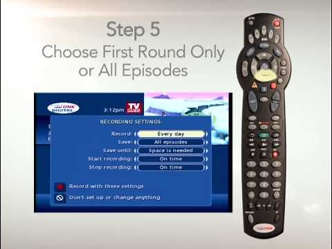 Cable ONE Program DVR to record with Cable ONE