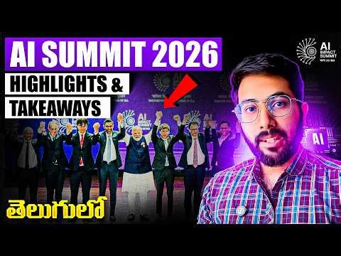 Top 10 Opportunities for YOU - India AI Summit 2026 | Telugu | Vamsi Bhavani