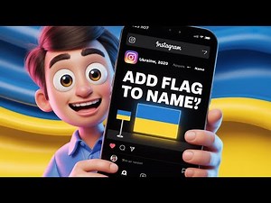 How to add the Ukraine Flag to your Instagram Name