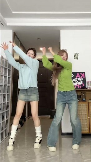 Bestie Dance Goals! 👯‍♀️💖 Cute Blue & Green Cardigan Outfits