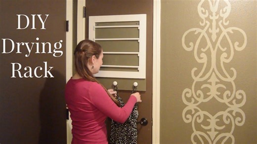 Build a DIY clothes drying rack for efficient air drying