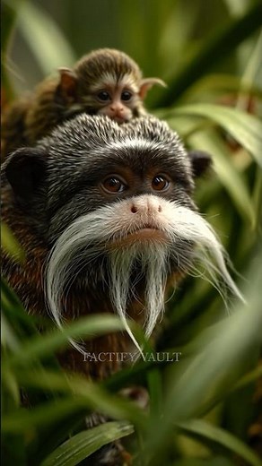 Nature's Tiny King – The World's Coolest Monkey You've Never Heard Of! 🐒#AnimalFacts #TinyKing