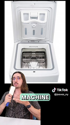 Top loader vs front loader people rarely agree on anything, but this machine might just bring peace to the laundry community. It's a top-loading washer with a front-loading drum, common across Europe. A door on the drum opens when you lift the lid, so you get top-load convenience with the extra mechanical action gravity provides. They're also generally narrow, so they fit in tight spaces. Full disclosure: I haven't used one, or even seen one in person. A follower sent this my way after I stirred
