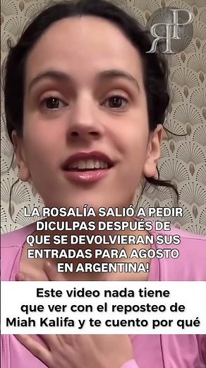 The truth about Rosalía's apology video 👇