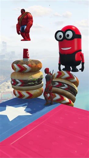 Spider-Man Epic Jump Fails GTA 5 | Ragdoll Engine #epicfails #spiderman