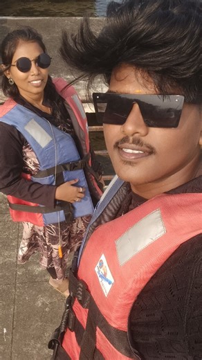 funky couples 🎀😺 on Instagram: "BOATING WITH WIFE... ⛵✨🎀💗🌎❤️ #avadi#avadilake #love #reel #boating #reels #wife #instagramreels #puliyangudi #marriedlife💍#pondati #boattrip #trending #reels#fyp#explore #kadayanallur #ani__makeover_ #"
