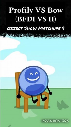 Profily VS Bow (BFDI VS II) - Object Show Matchups 9 #shorts