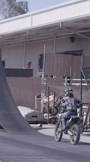 Axell Hodges in the house for ramp testing today 🔥 | Nitro Circus