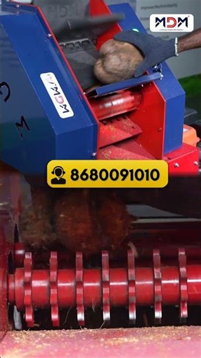 😱 ஒரு நாளில் ஆயிரக்கணக்கில் தேங்காய் உரிக்கும் Machine! - MDM COCO HUSKER #shorts #reels