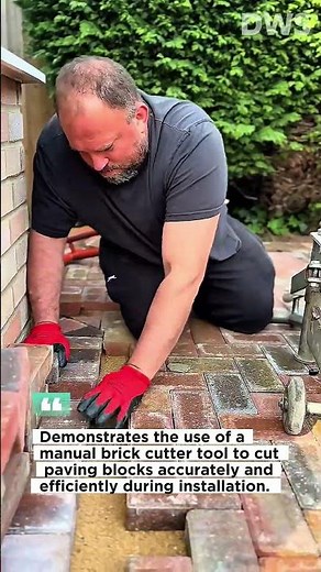 Smart Brick Cutter Tool – Fast and Precise Paver Installation!
