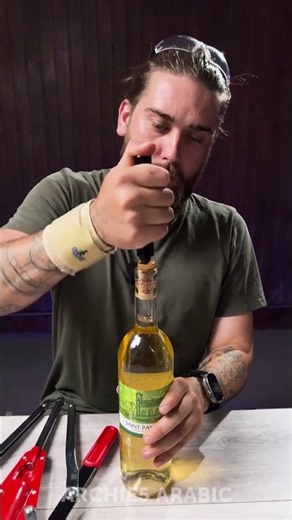 Using a Professional Corker to Re-cork a Wine Bottle