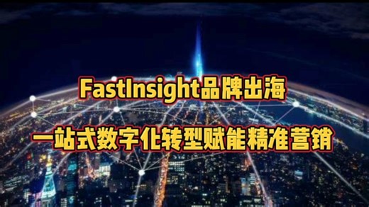 FastInsight品牌出海一站式数字化转型赋能精准营销