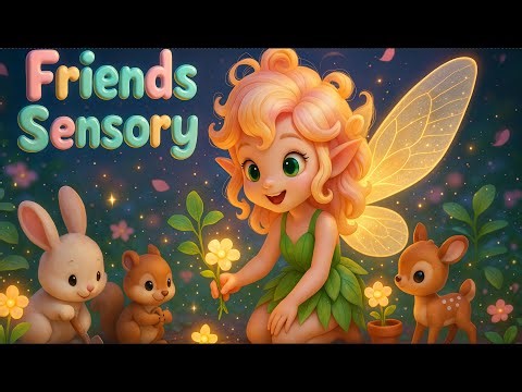 Baby Sensory High Contrast Bedtime Animation 🐹 Calm & Sleepy Visuals