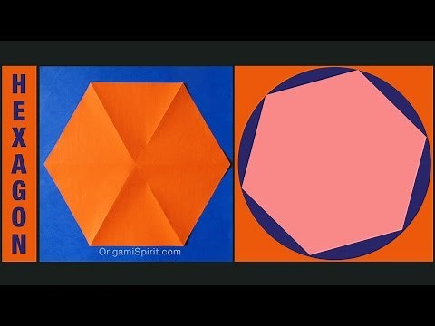 2 Ways to Make a Paper Hexagon - Cómo hacer un Hexágono