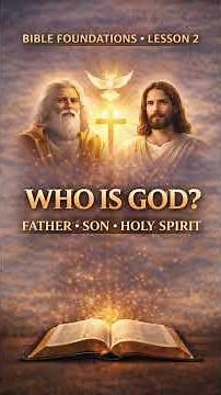Who Is God? Bible Foundations – Lesson 2 #fypシ#course #biblestudy #bible