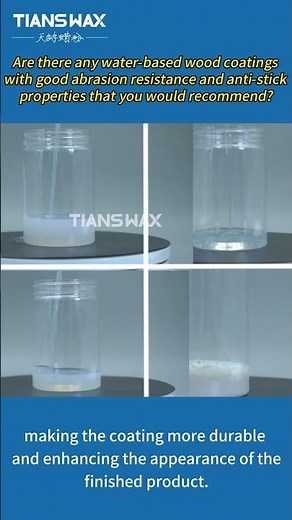 Anti-Blocking Wax Emulsion for Water-Based Wood Coatings