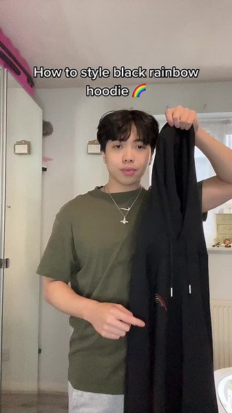 How to Style a Black Rainbow Hoodie and Fashion Tips