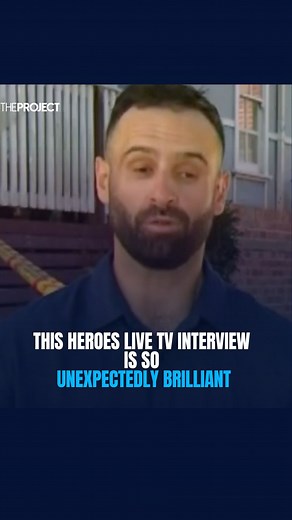 This heroes live TV interview is so unexpectedly brilliant. | The Project