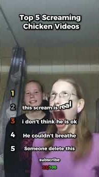 Ranking the Screaming Chicken Videos That Broke the Internet ⚔️#funny #CringeVideos #YouTubeShorts