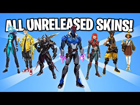 All 110+ Unreleased Skins! (FORTNITE SURVEY SKINS)