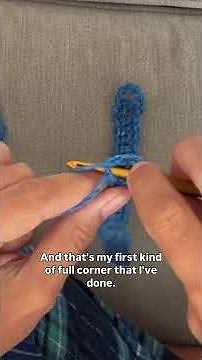 How to crochet corners around chains - Random Rectangles part 3