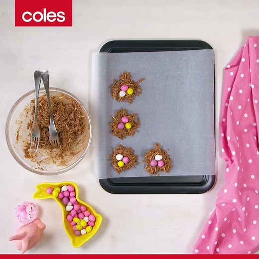 How to make chocolate nests