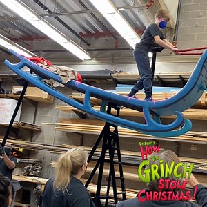 Rehearsals for the "Wild Ride" scene send these 'Grinch' actors up and down, round and round, and high into the air! Check out this behind-the-scenes footage, and get your 'Grinch' tickets today! childrenstheatre.org/grinch | Children's Theatre Company