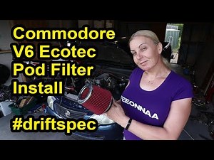 Project Drift - Pod Filter Install, Holden Commodore