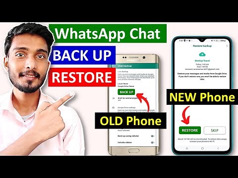 How to Backup & Restore WhatsApp message | How to Transfer WhatsApp Chat from Old phone to New phone