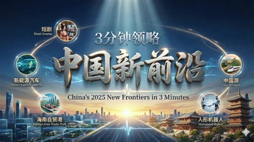 China's 2025 New Frontiers in three minutes