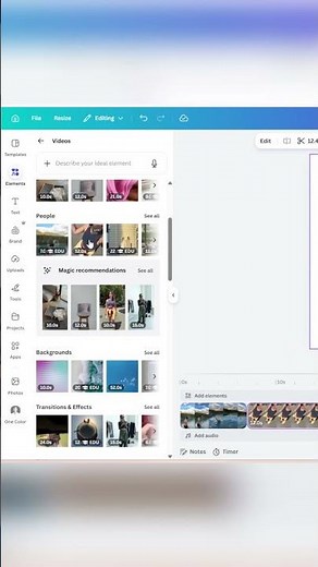 Canva: Add Smooth Transitions Between Video Clips