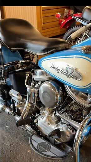 Original restored post-war Vintage Harley Davidson Hydra-Glide Panhead AMCA Oley antique motorcycle