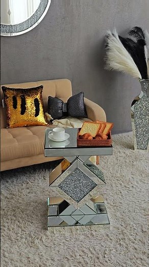 Modern Side Table Styling in Living Room
