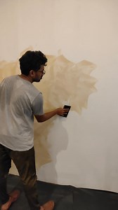 21K views · 201 reactions | Walltexture #walldesign #painting #wall texture | Wood Grain Kerala India | Facebook