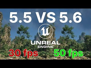 Unreal Engine 5 Performance Comparison (5.5 VS 5.6) - Electric Dreams Demo